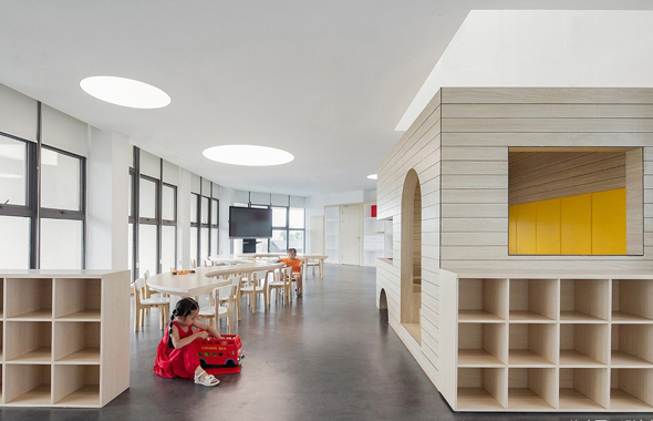 廣州設計裝修公司洞頭區(qū)靈昆幼兒園裝飾設計案例